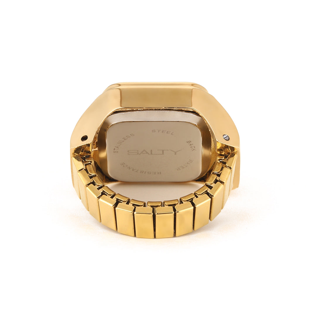 Time As Style Watch Ring - Gold