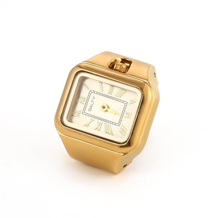 Time As Style Watch Ring - Gold