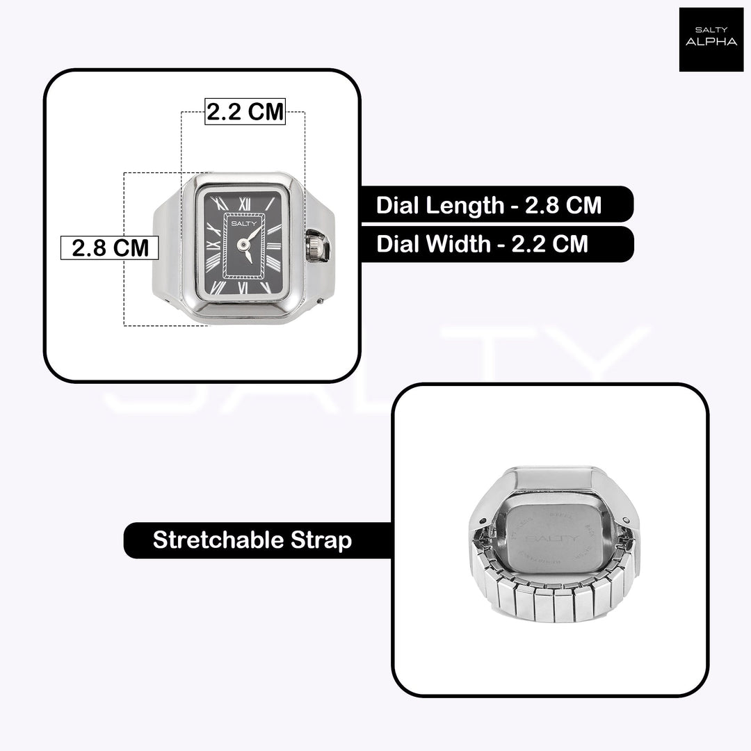 Mr. Perfectionist and Lady Boss Watch Rings for Couple | Salty