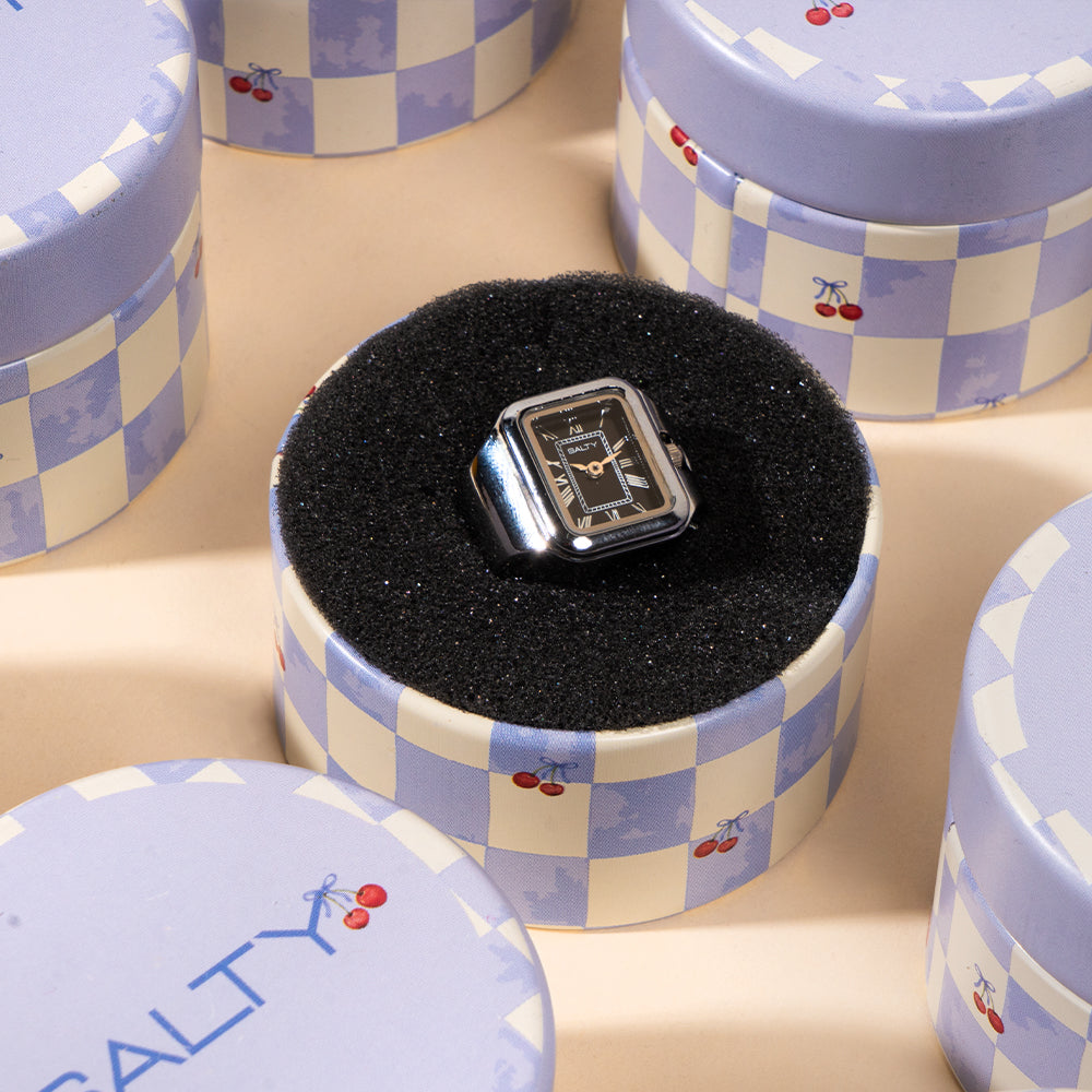 Time As Style Watch Ring - Silver