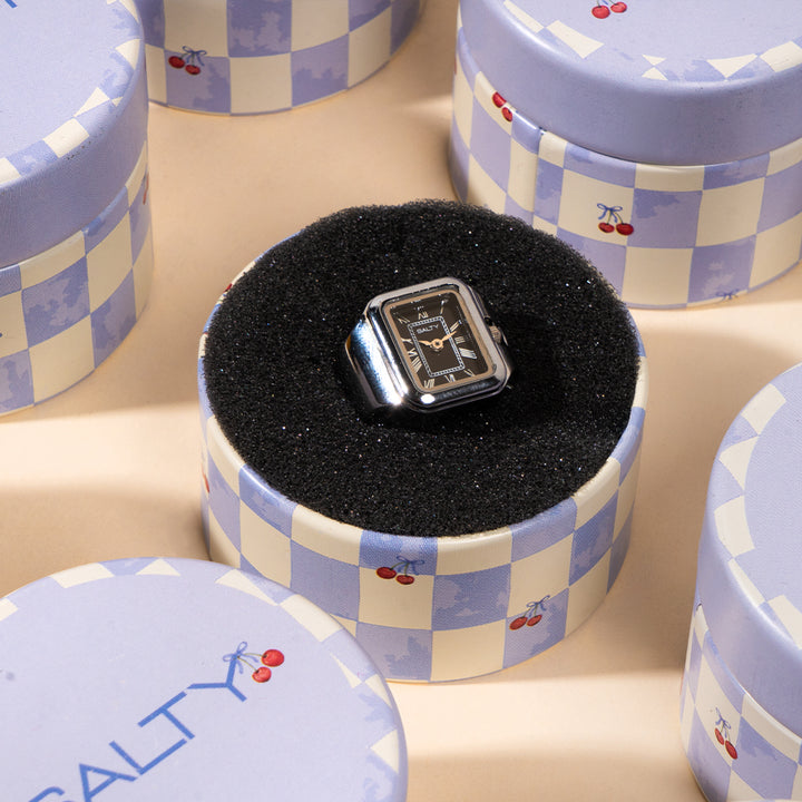 Time As Style Watch Ring - Silver