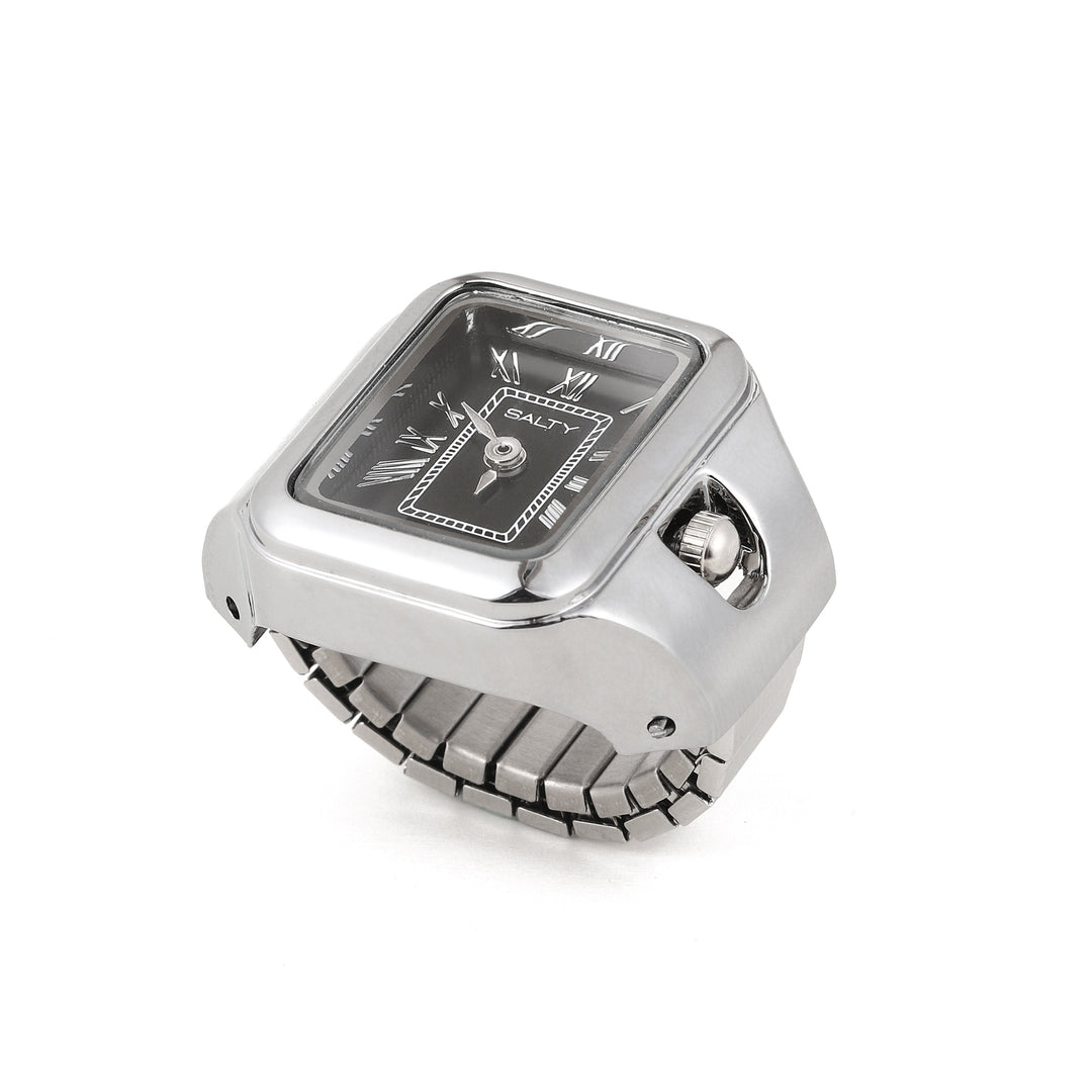 Time As Style Watch Ring - Silver