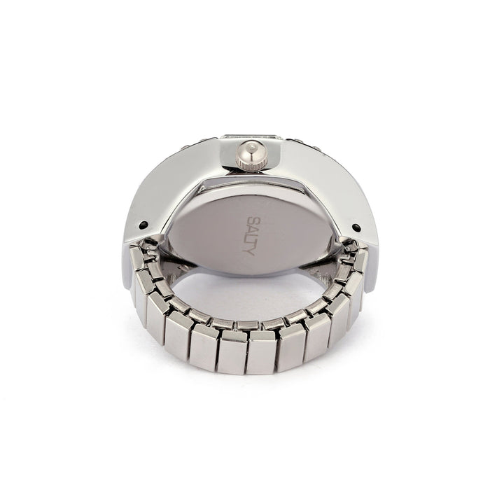 Crystal Time Watch Ring - Cyan | Salty