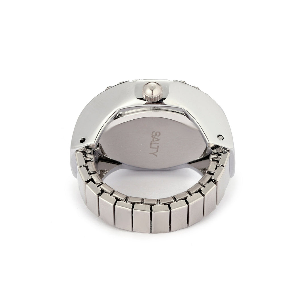 Crystal Time Watch Ring - Pink | Salty
