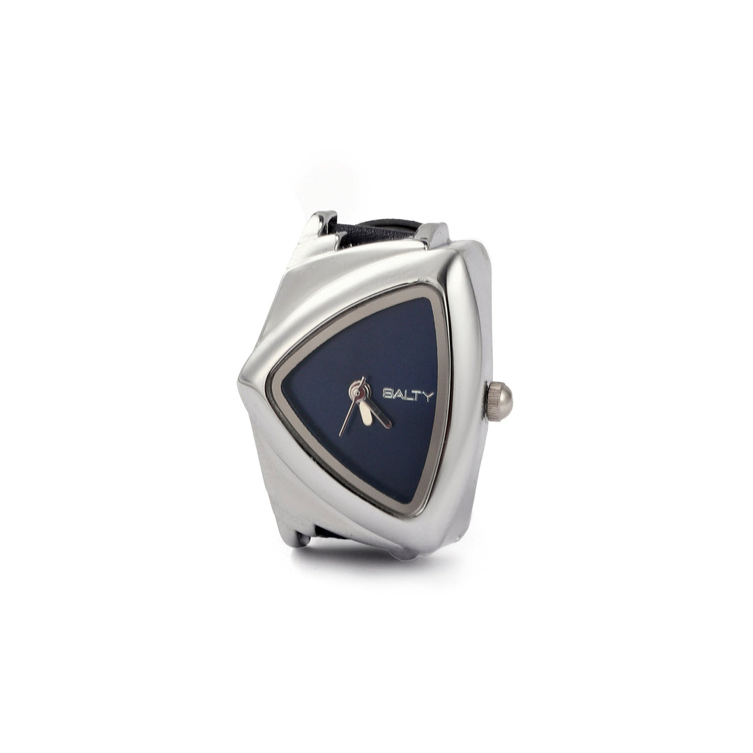 Velvet Curve Ring Watch - Blue | Salty