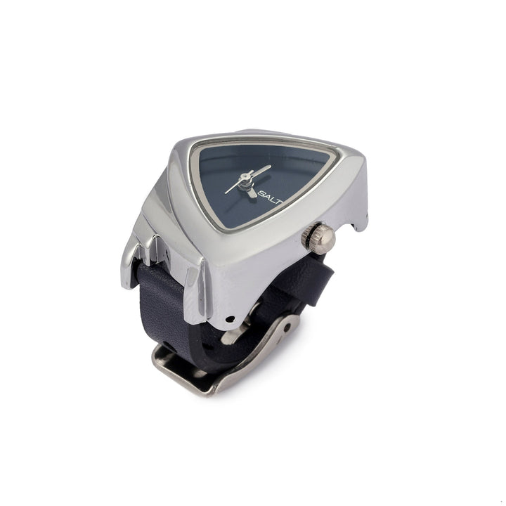 Velvet Curve Ring Watch - Blue | Salty