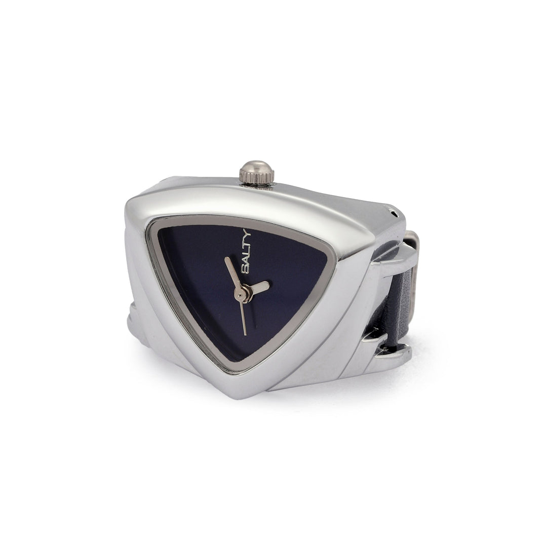 Velvet Curve Ring Watch - Blue | Salty