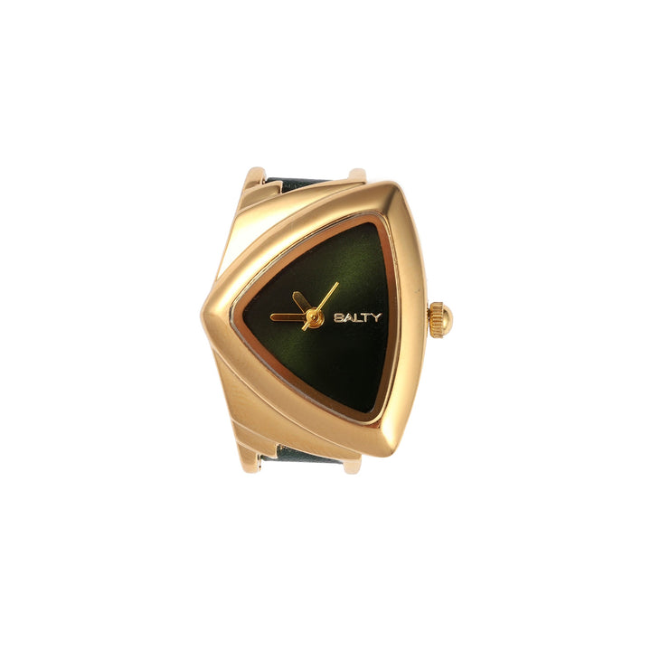 Velvet Curve Ring Watch - Green | Salty