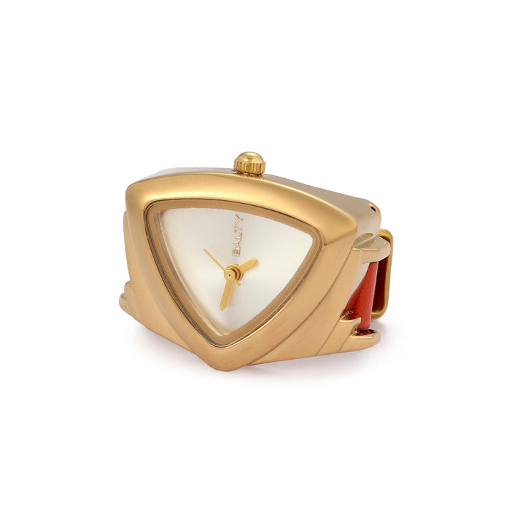 Velvet Curve Ring Watch - Brown | Salty