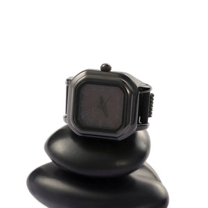 Midnight Melt Watch Ring - Black | Salty