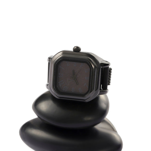 Midnight Melt Watch Ring for Men - Black