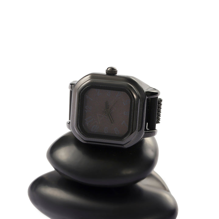 Midnight Melt Watch Ring - Black | Salty