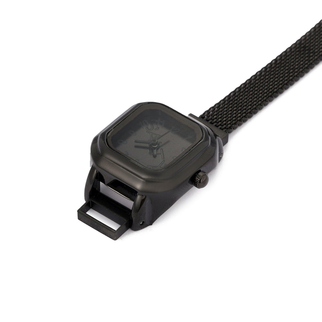 Midnight Melt Watch Ring - Black | Salty