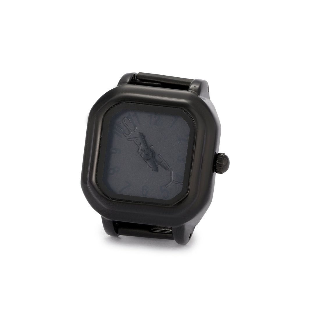 Midnight Melt Watch Ring - Black | Salty