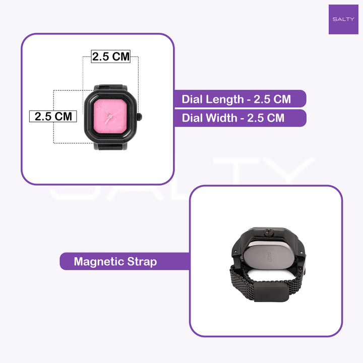 The Barbie and her Ken Watch Ring for Couple