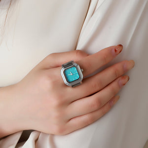 Sky Melt Watch Ring - Cyan | Salty