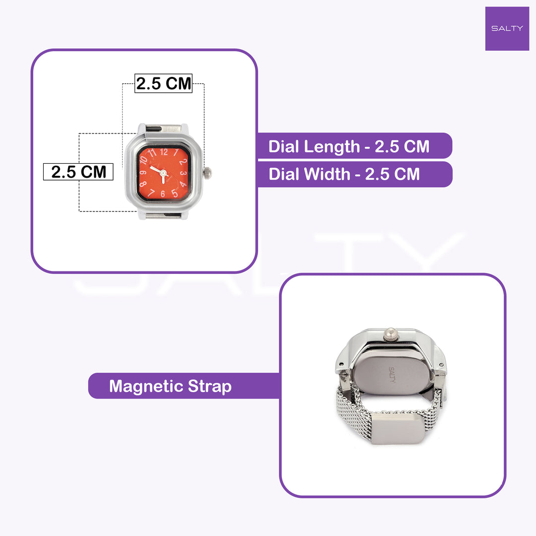 Sky Melt Watch Ring - Orange
