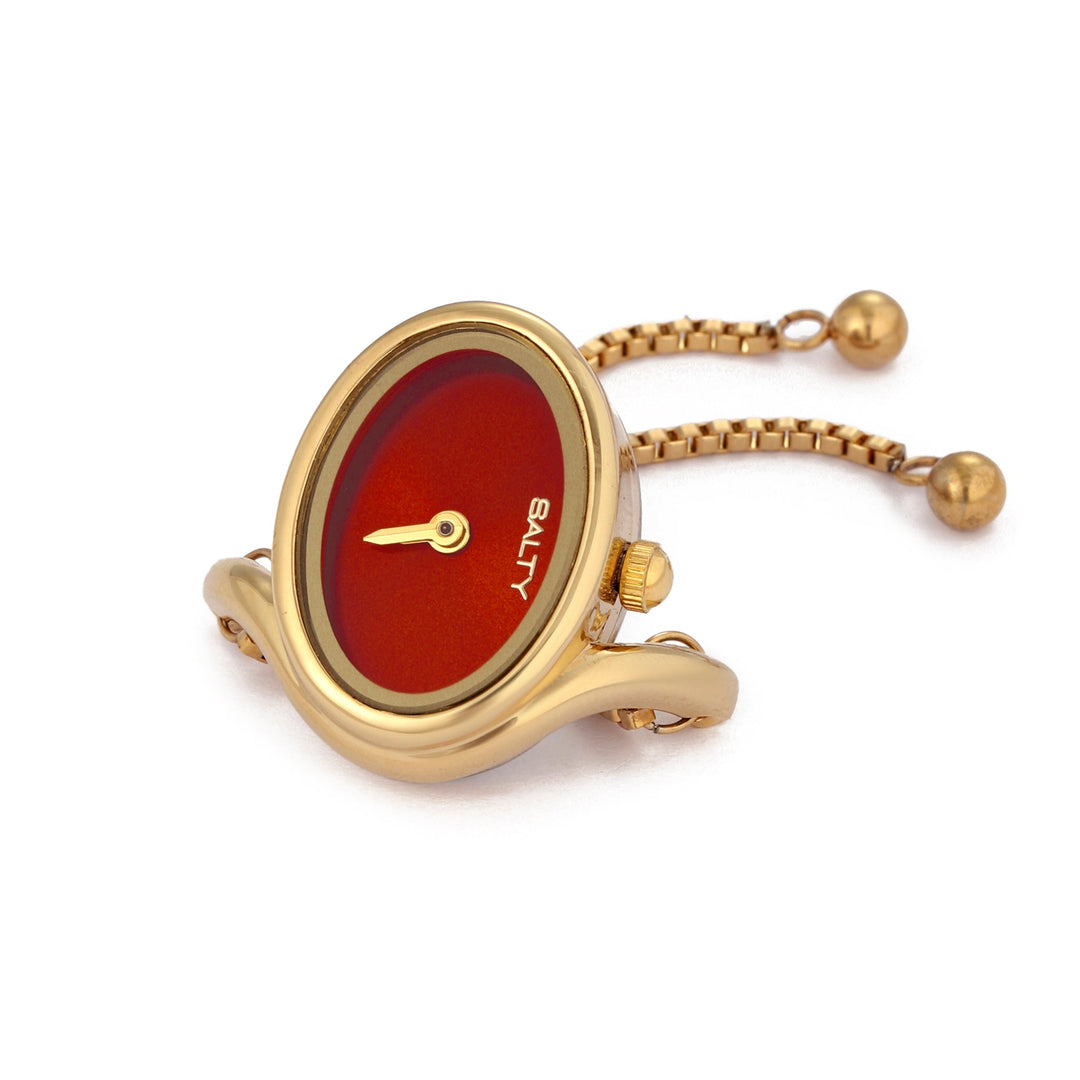 Golden Flow Watch Ring - Orange | Salty