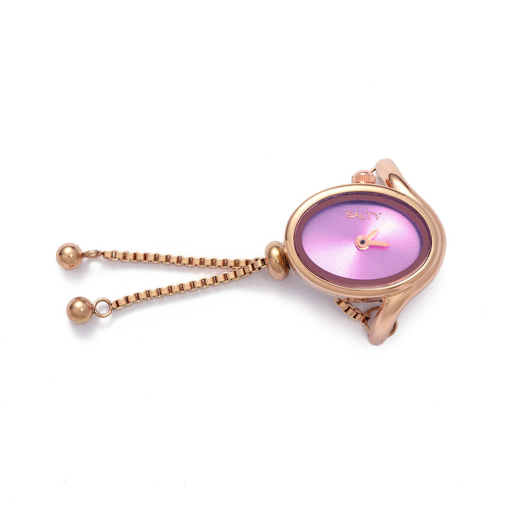 Rose Gold Flow Watch Ring | Salty