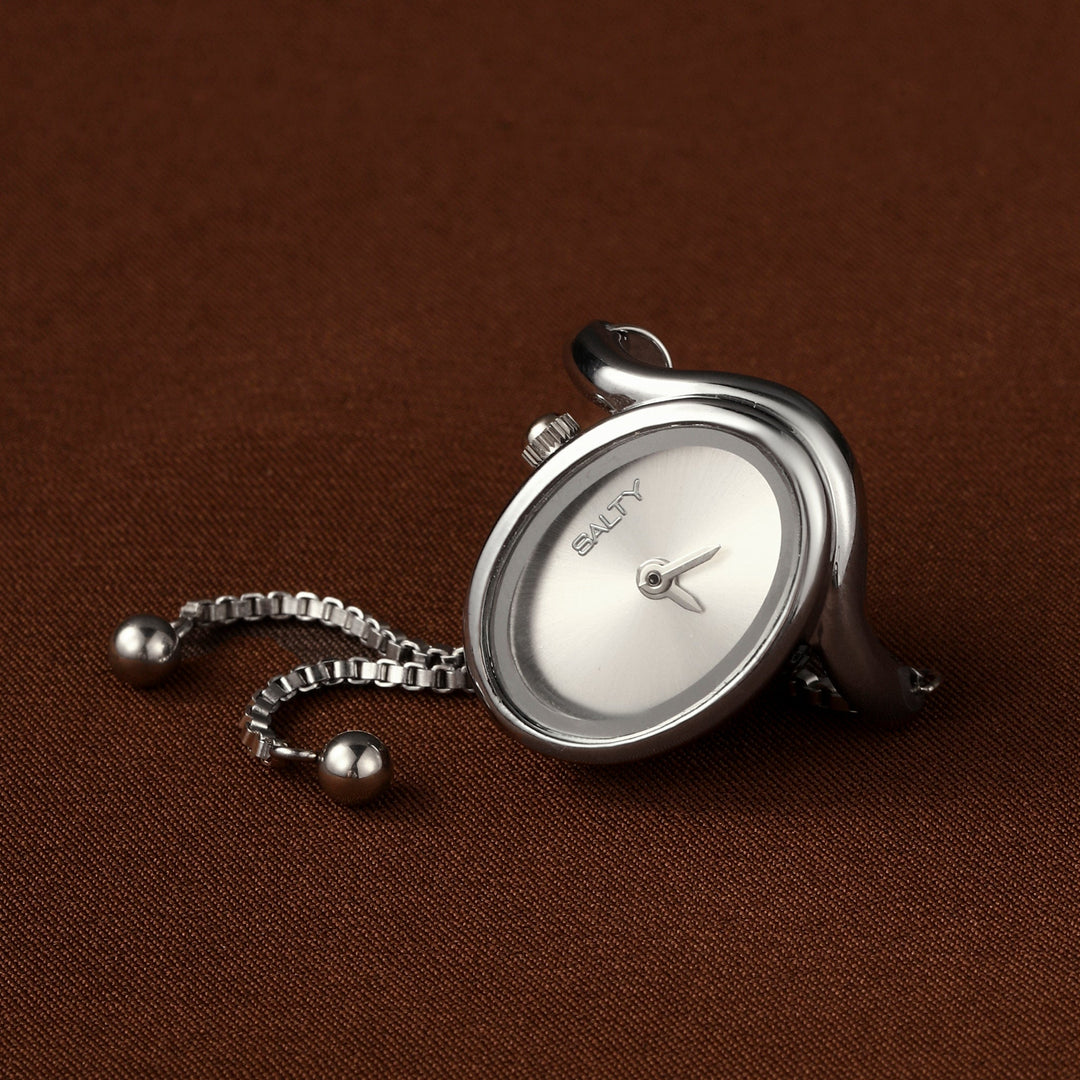 Silver Flow Watch Ring | Salty