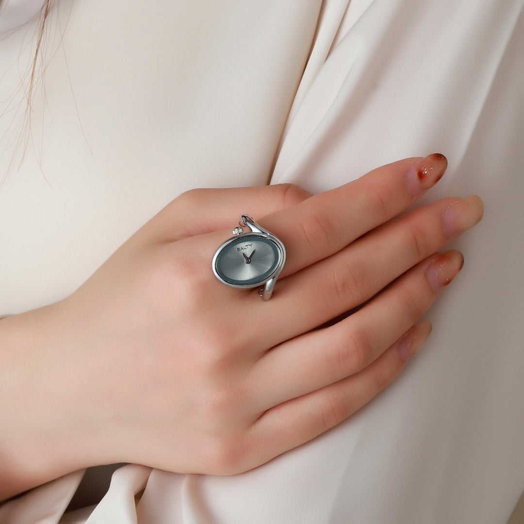 Silver Flow Watch Ring | Salty