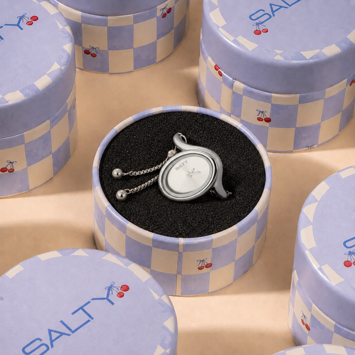 Silver Flow Watch Ring