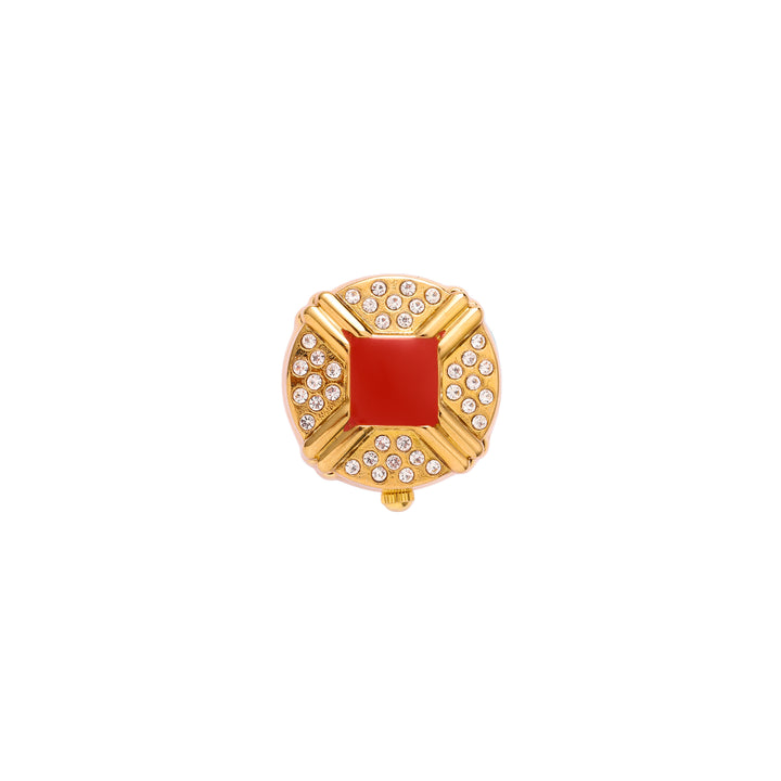 Blush Crown Watch Ring - Orange