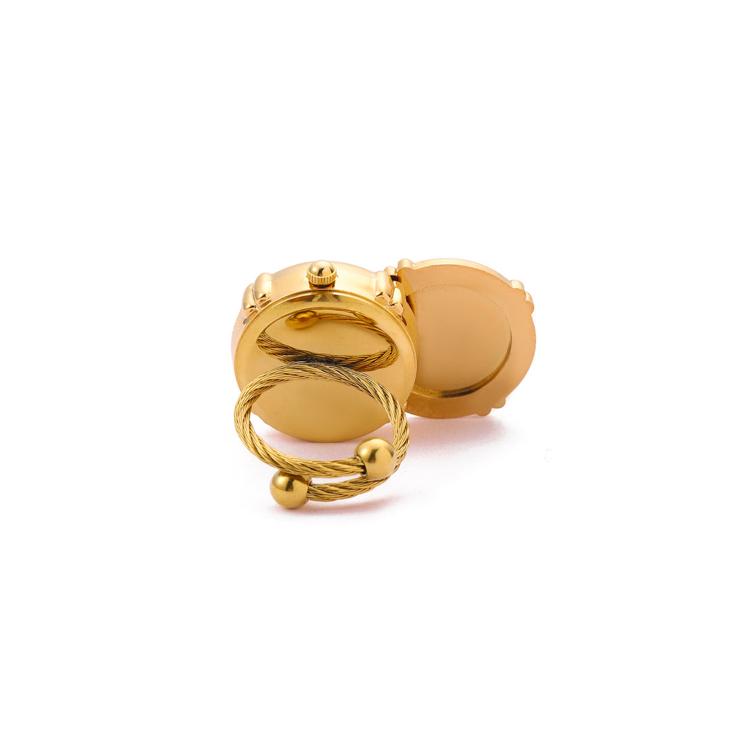 Blush Crown Watch Ring - Orange