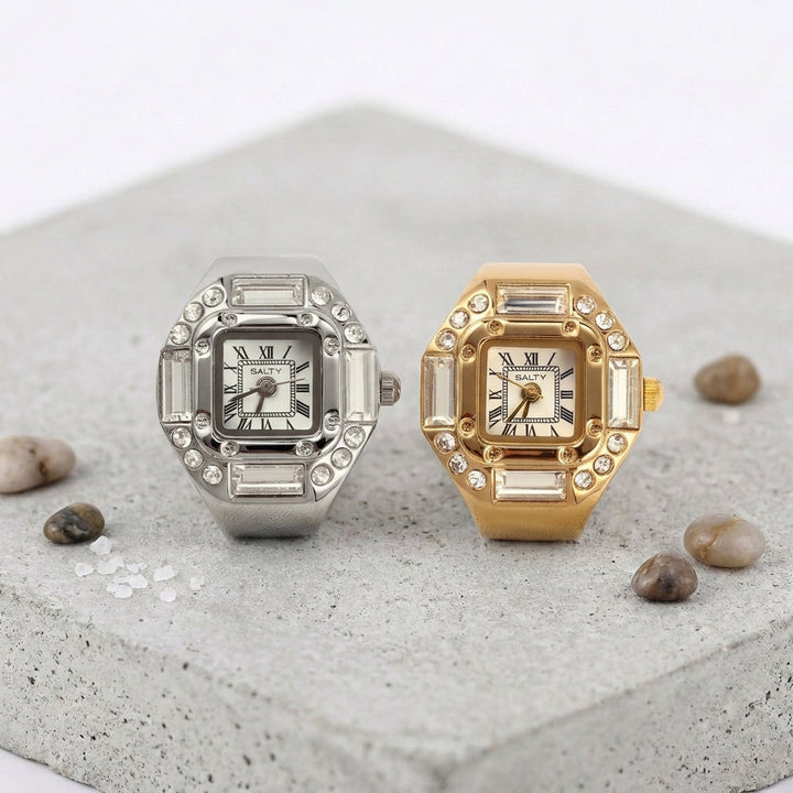 The Chuck and Blair Watch Ring for Couple | Salty