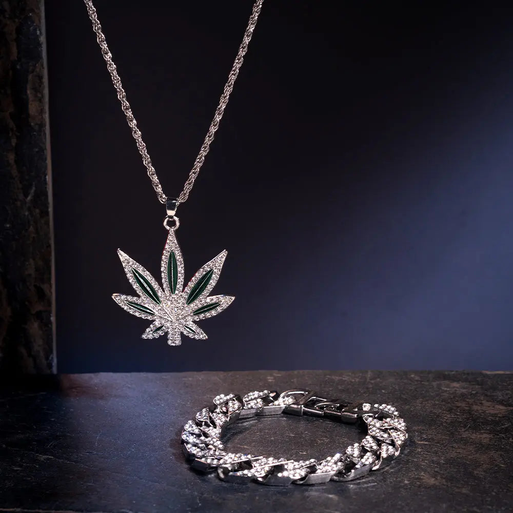 Weed Metal Monarch Mens Jewellery Set | Salty