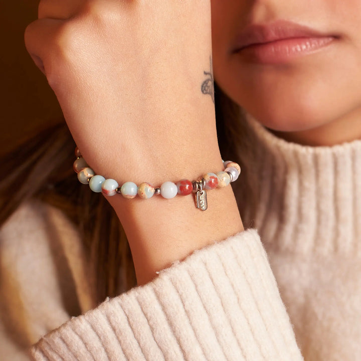 Whimsical Beaded Stone Band - Salty Accessories