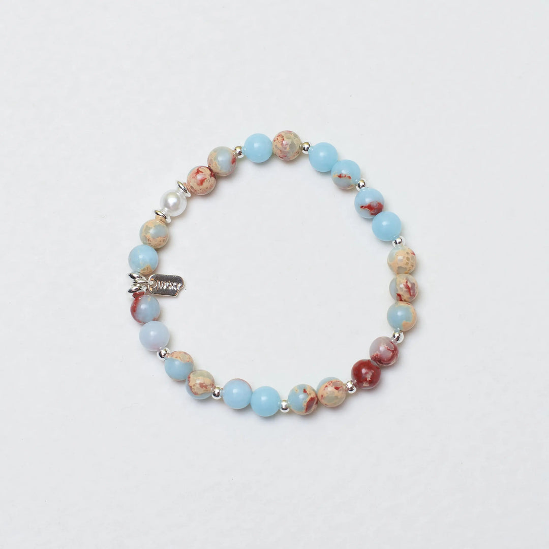 Whimsical Beaded Stone Band - Salty Accessories