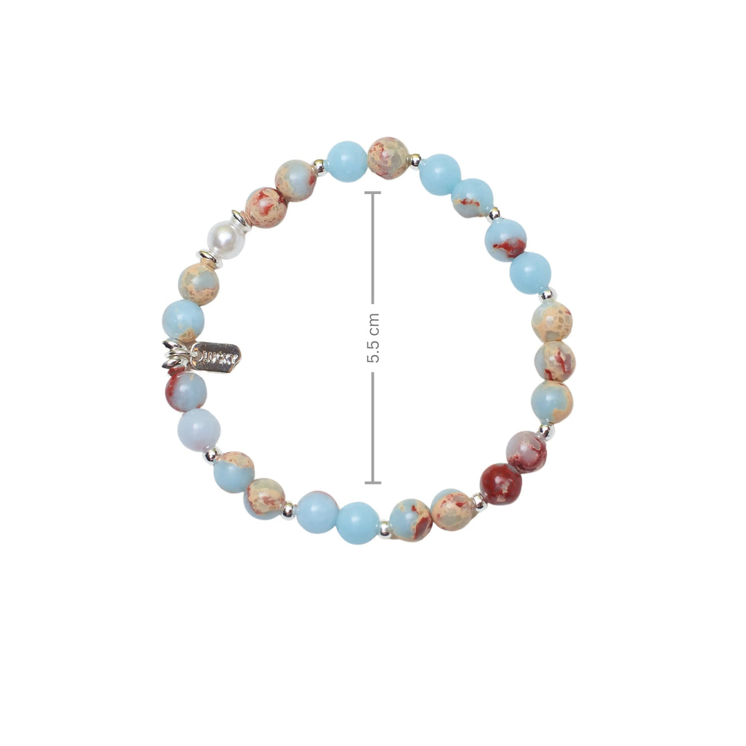 Whimsical Beaded Stone Band - Salty Accessories