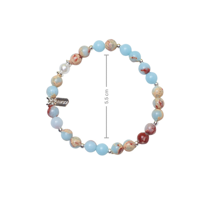 Whimsical Beaded Stone Band - Salty Accessories