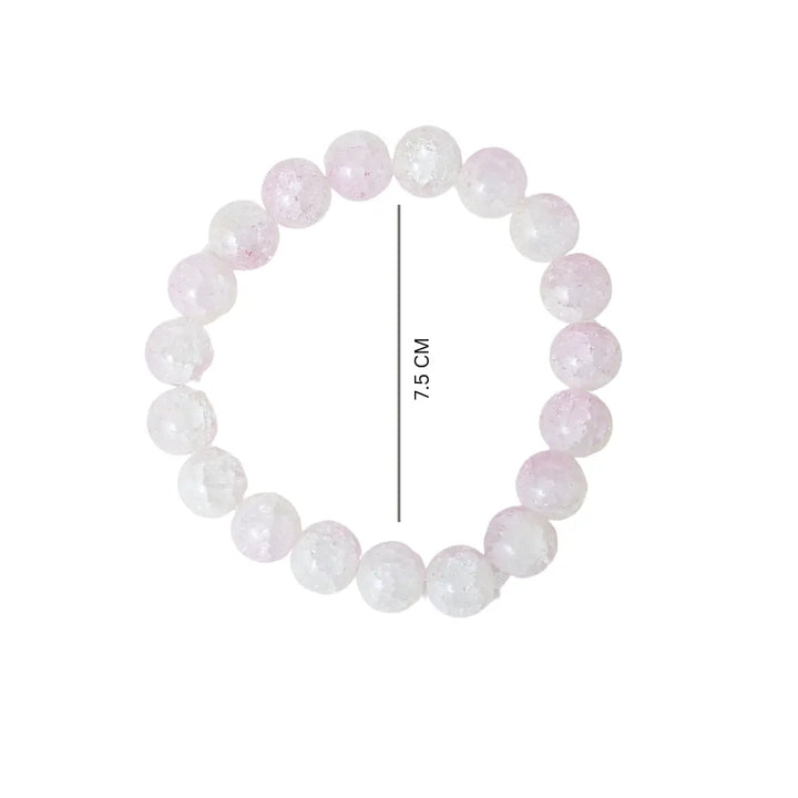 Whisper of Pink Beaded Bracelet - Salty Accessories