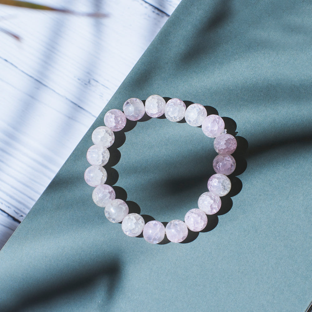 Whisper of Pink Beaded Bracelet Salty