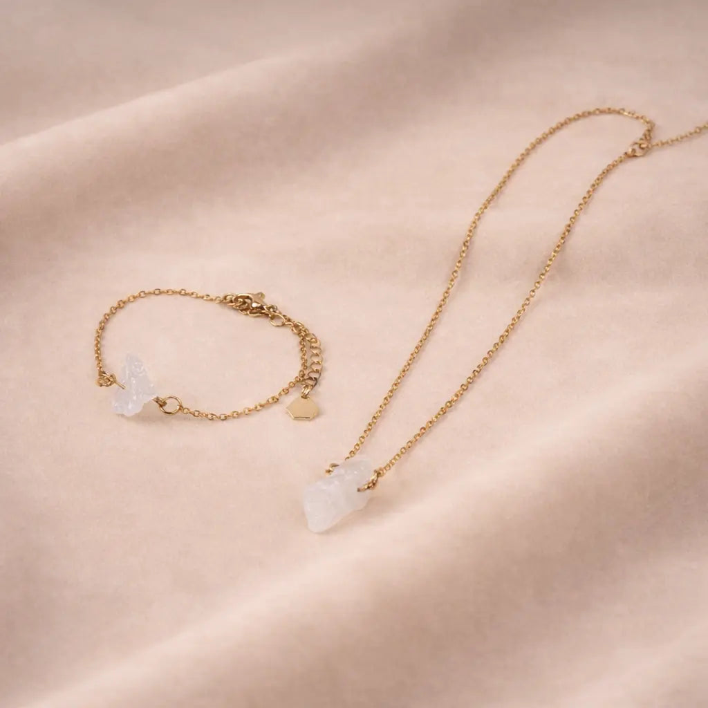 White Moon Flutter Jewellery Set | Salty
