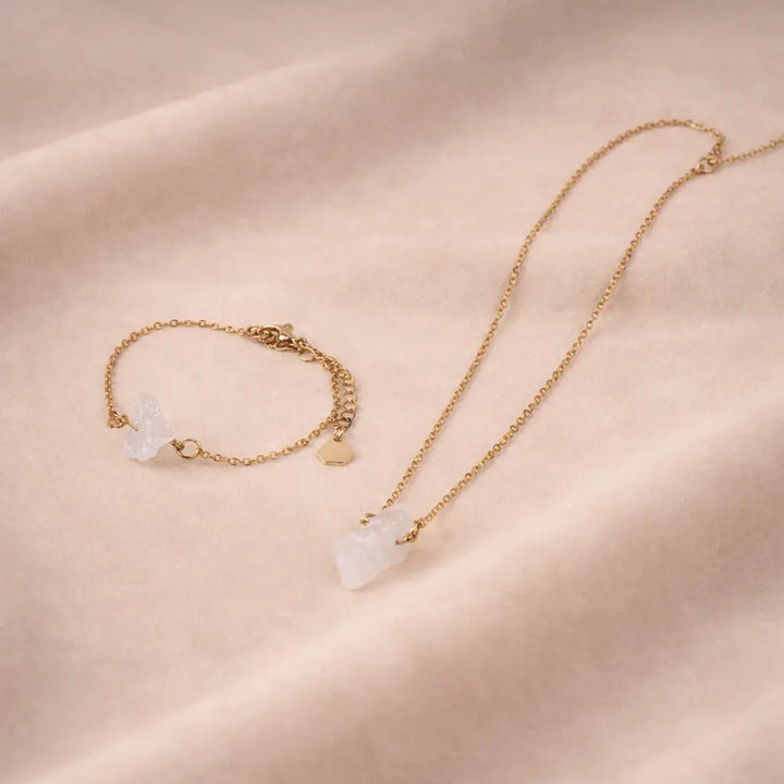 White Moon Flutter Jewellery Set | Salty