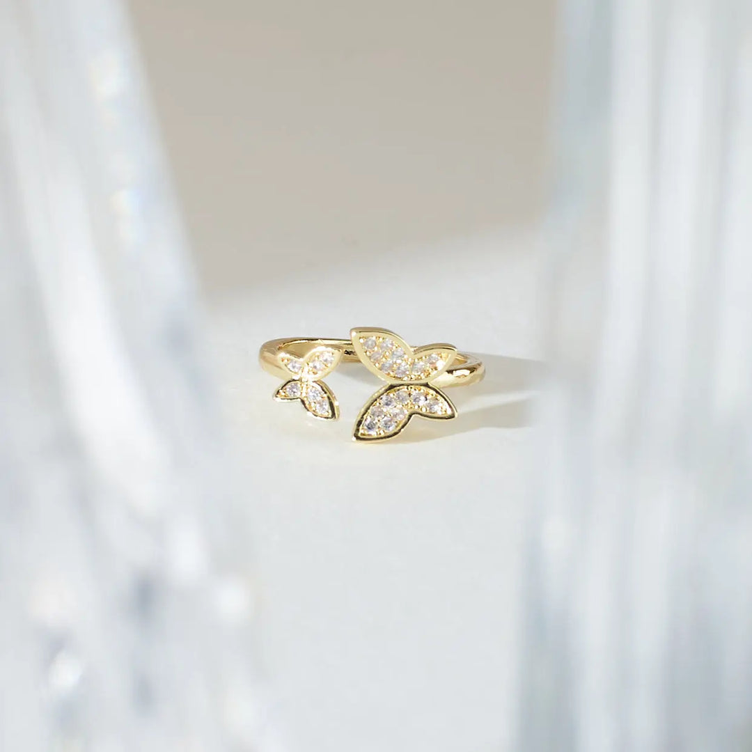 Wing Charm Ring - Salty Accessories