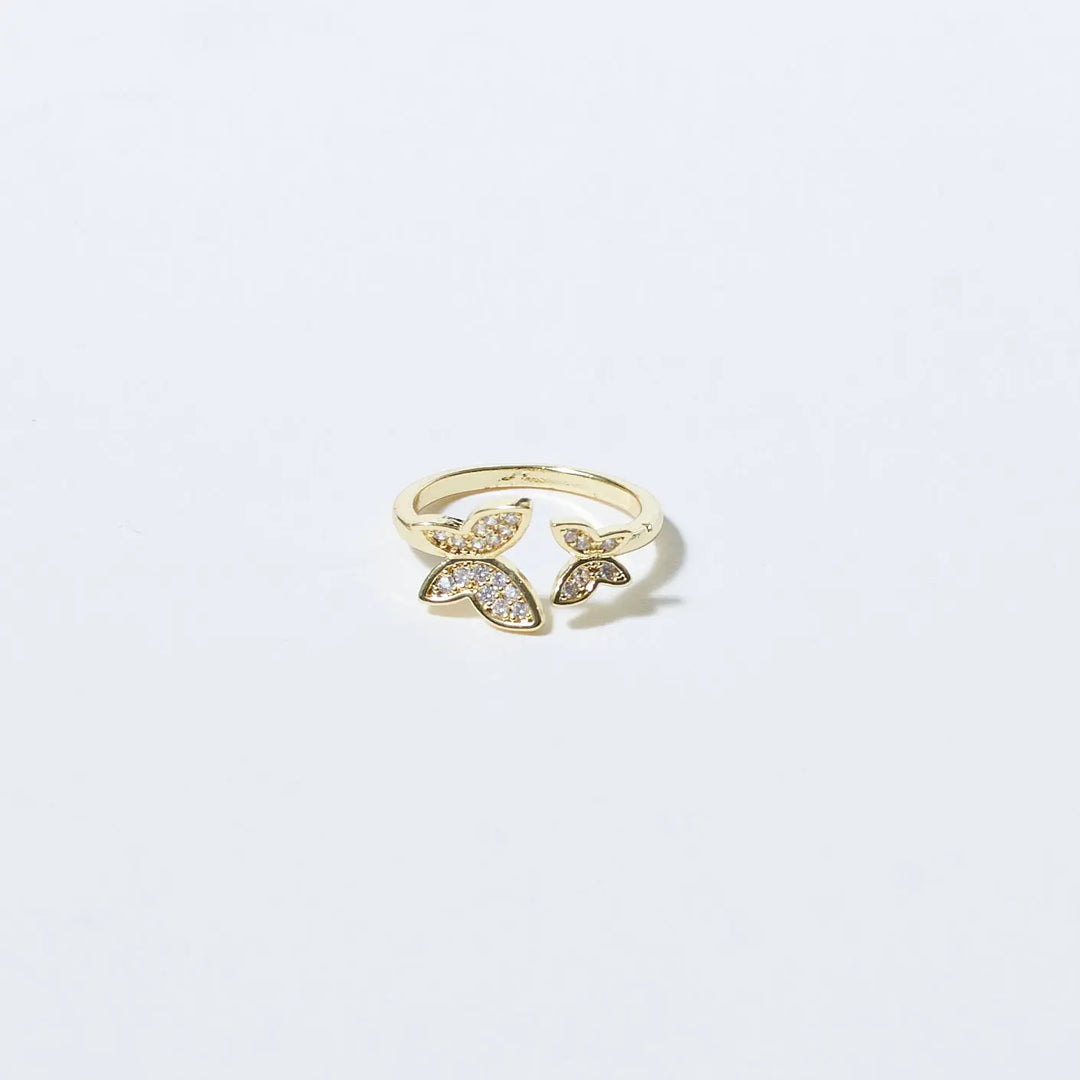 Wing Charm Ring - Salty Accessories