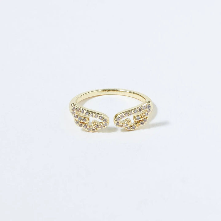 Wings of Freedom Golden Ring - Salty Accessories