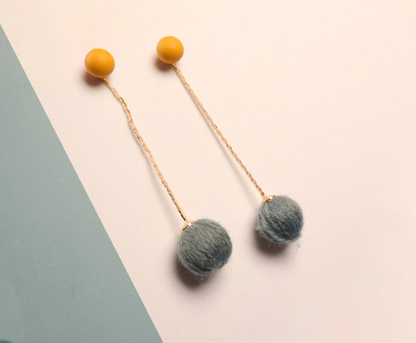 Winter Special Fur Tassel Earrings