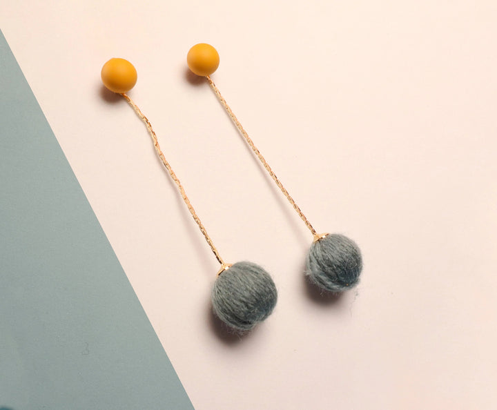 Winter Special Fur Tassel Earrings