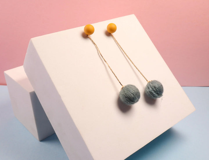 Winter Special Fur Tassel Earrings