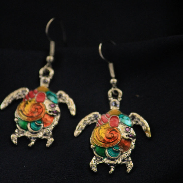 Wisdom Turtle Earrings