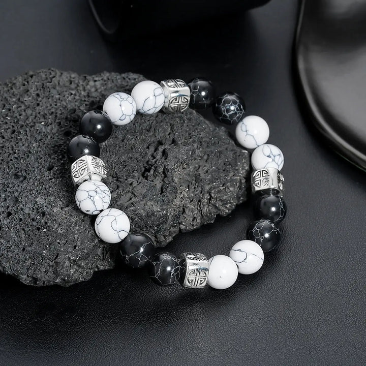 Yin Noir Bead Bracelet | Salty