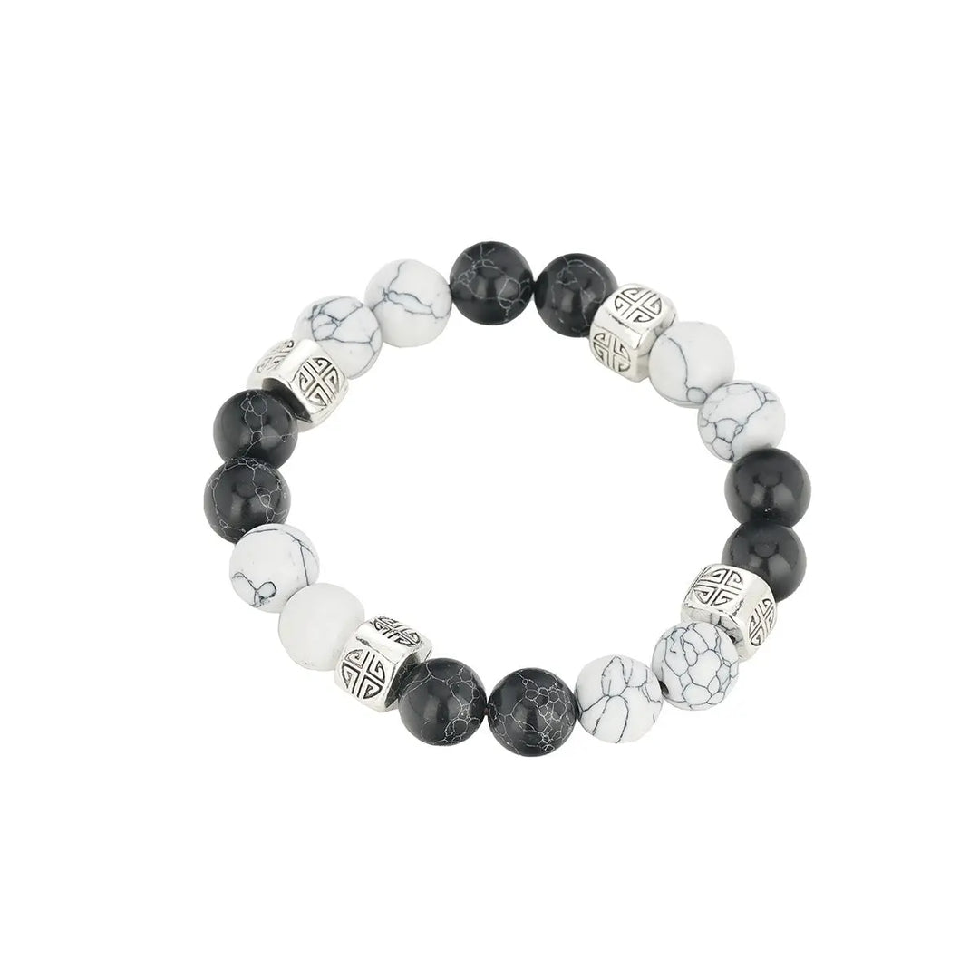 Yin Noir Bead Bracelet | Salty