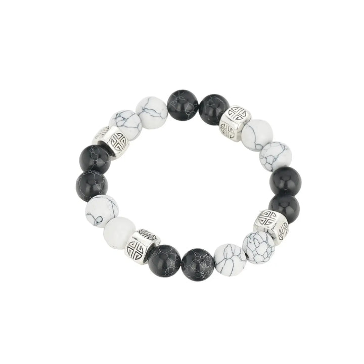 Yin Noir Bead Bracelet | Salty
