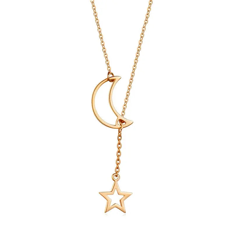 You Are My Moon And Star Necklace - Salty Accessories