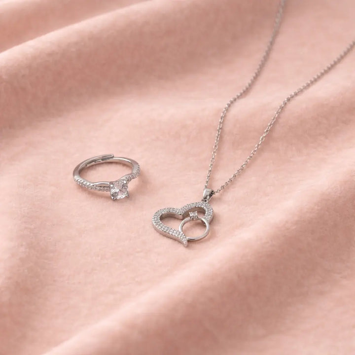 Yours in Every Heartbeat Jewellery Set | Salty